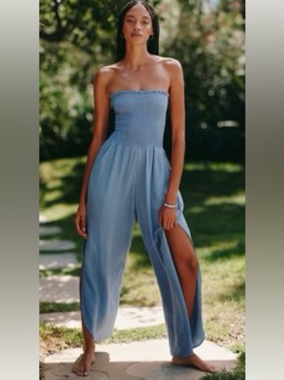 Peixoto Harriet Jumpsuit – Misty Blue – Size M